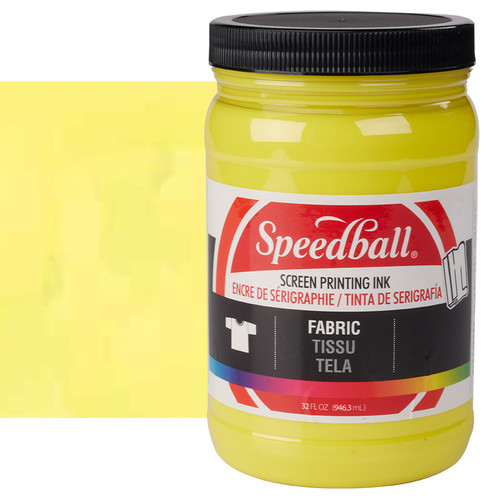 Speedball Fabric Screen Printing Ink Process Yellow 32 oz. - (66479) Speedball Fabric Screen Printing Ink Process Yellow 32 oz. - (66479)