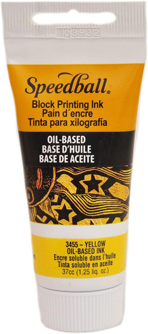 Speedball Oil Block Printing Ink 1.25 oz Yellow - (1000970336) Speedball Oil Block Printing Ink 1.25 oz Yellow - (1000970336)