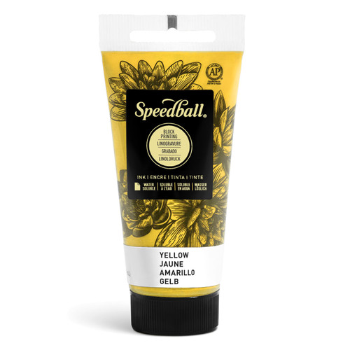 Speedball Water-Soluble Block Printing Ink 1.25 oz. Yellow - (100050413) Speedball Water-Soluble Block Printing Ink 1.25 oz. Yellow - (100050413)