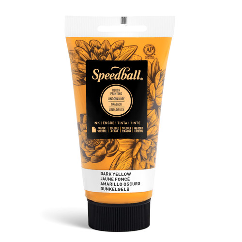 Speedball Water-Soluble Block Printing Ink 2.5 oz. Dark Yellow - (1000034406) Speedball Water-Soluble Block Printing Ink 2.5 oz. Dark Yellow - (1000034406)