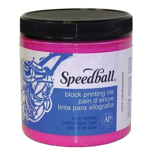 Speedball Water-Soluble Block Printing Ink 8 oz. Magenta - (66546) Speedball Water-Soluble Block Printing Ink 8 oz. Magenta - (66546)