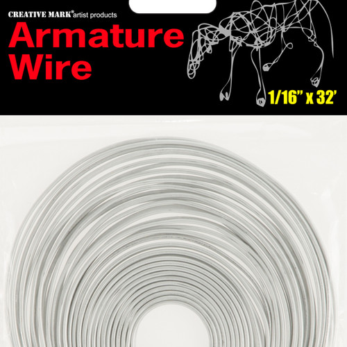 Creative Mark Armature Wire 1/16in x 32ft - (87321) Creative Mark Armature Wire 1/16in x 32ft - (87321)