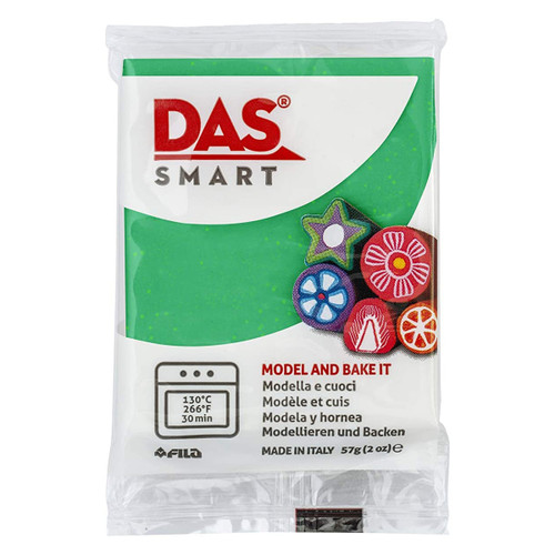 DAS Smart Polymer Clay 2 oz. Green Glitter - (200036148)