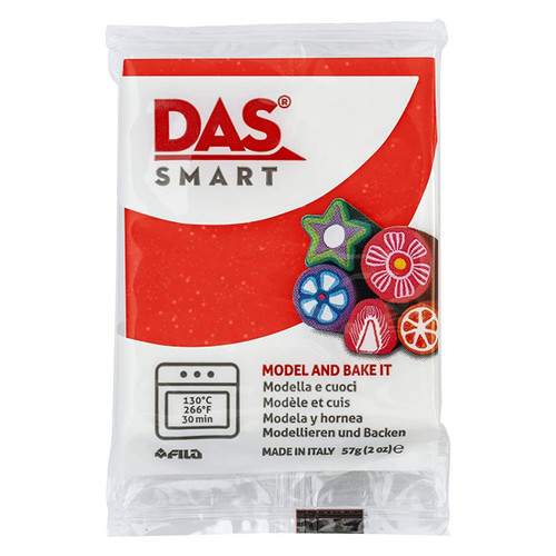 DAS Smart Polymer Clay 2 oz. Red Glitter - (200036149)