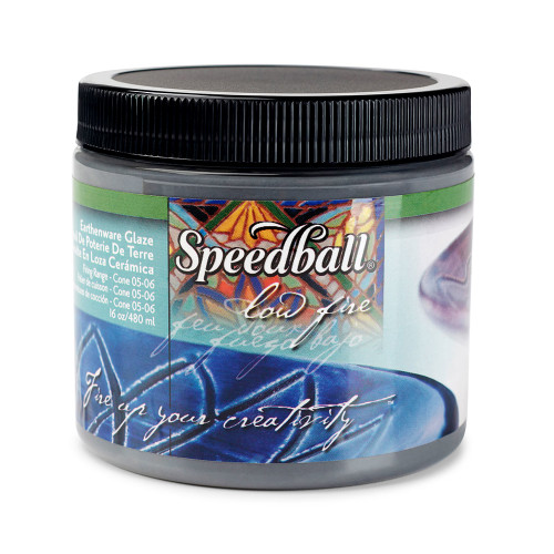 Speedball Earthenware Glaze Black 1 Pint - (75644)