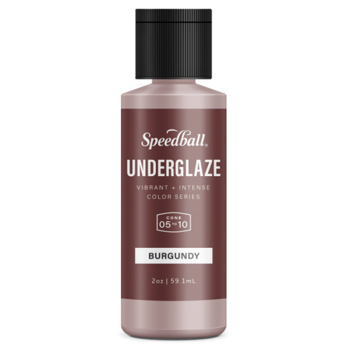 Speedball Underglaze Burgundy 2oz Bottle - (75573)