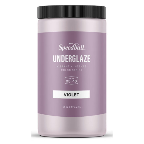 Speedball Underglaze Violet 16oz Jar - (75614) Speedball Underglaze Violet 16oz Jar - (75614)