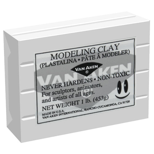 Van Aken Plastalina Modeling Compound 1lb White Brick - (200011704) Van Aken Plastalina Modeling Compound 1lb White Brick - (200011704)