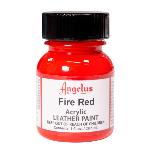Angelus Leather Paint 1 oz. Fire Red - (1000081583)