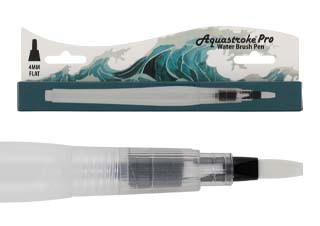 Aquastroke Pro Water Brush 4mm Small Flat - (90388)