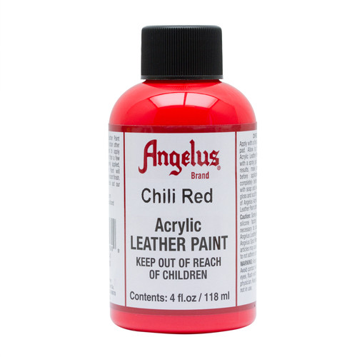 Angelus Leather Paint 4 oz. Chili Red - (1000083895)