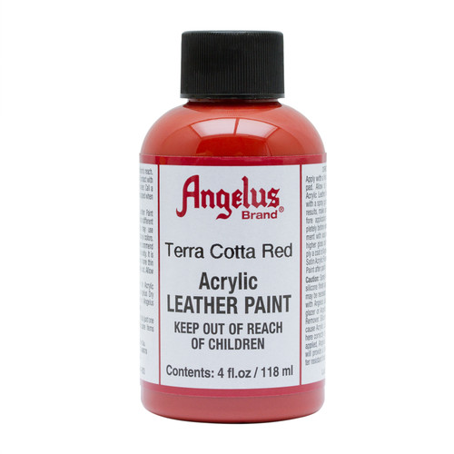 Angelus Leather Paint 4 oz. Terra Cotta Red - (1000083882)