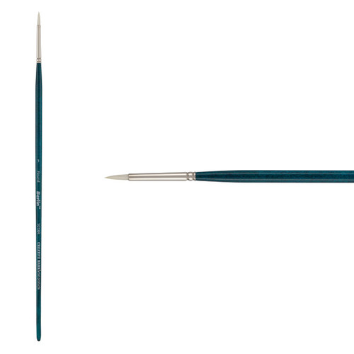 Berlin Synthetic Long Handle Brush Series 1018R Size 1 Round - (89898)