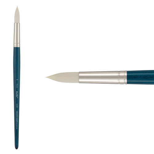 Berlin Synthetic Long Handle Brush Series 1018R Size 24 Round - (89906)