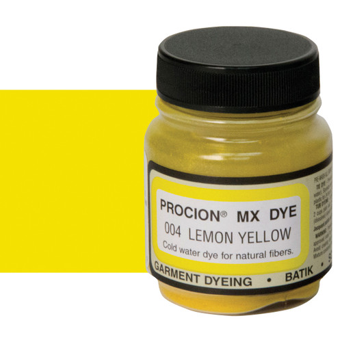 Jacquard Procion MX Fabric Dye Lemon Yellow 2/3 oz. Jar - (200035968)