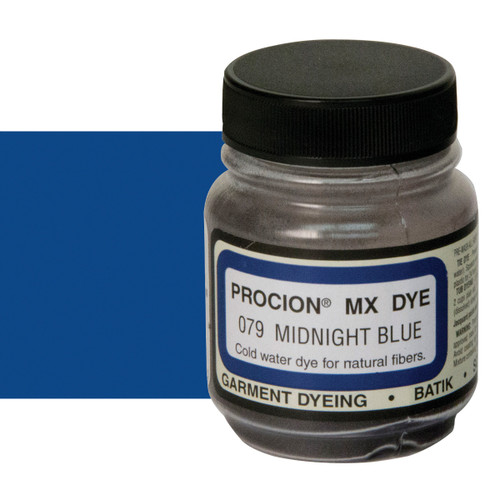 Jacquard Procion MX Fabric Dye Midnight Blue 2/3 oz. Jar - (200035972)
