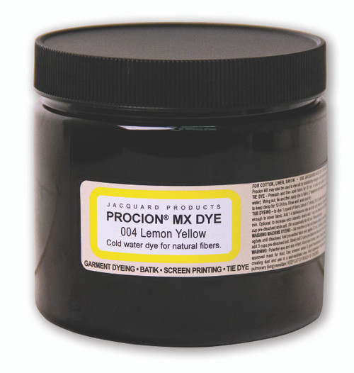 Jacquard Procion MX Fabric Dye Lemon Yellow 8 oz. Jar - (1000076798)