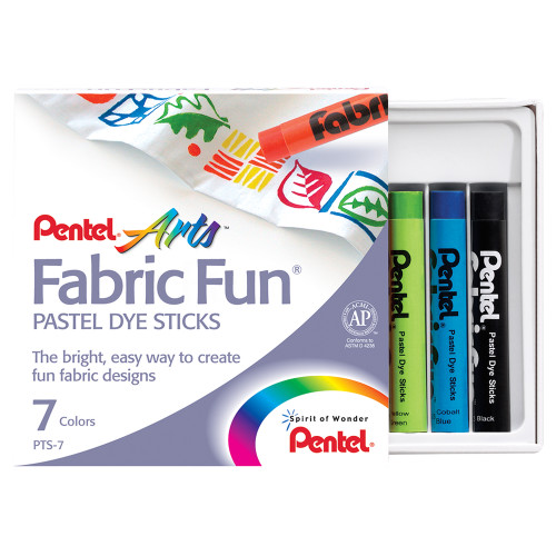 Pentel Fabric Fun 7 Set Dye Sticks