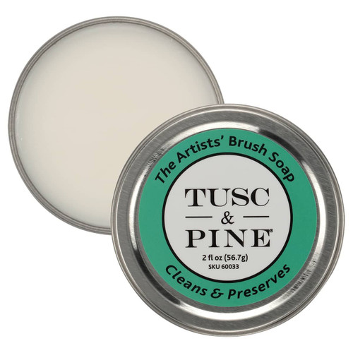 Tusc & Pine Artist Brush Soap 2oz. - (200045160) Tusc & Pine Artist Brush Soap 2oz. - (200045160)
