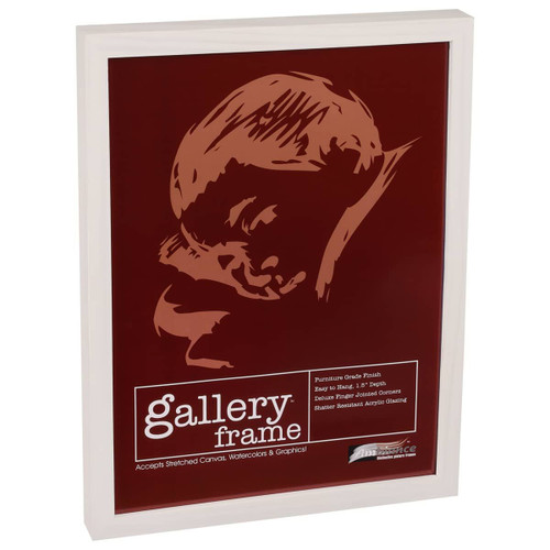 Ambiance Gallery Wood Frame 8.5x11 in. Whitewash - (92644)
