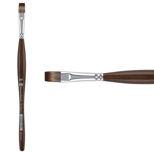 Unico Series 801 Synthetic Mongoose Flat Sz 10 w/ Balanced Handle - (200044770)