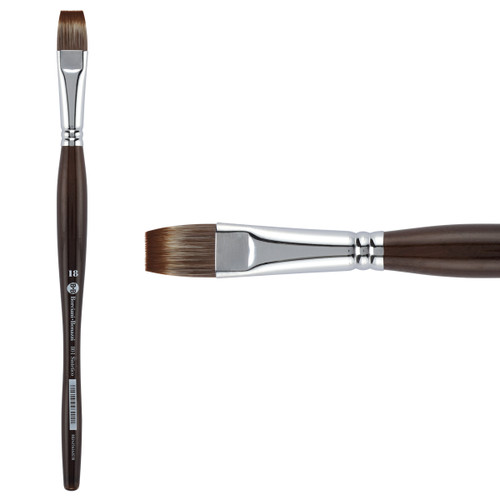 Unico Series 801 Synthetic Mongoose Flat Sz 18 w/ Balanced Handle - (200044774)