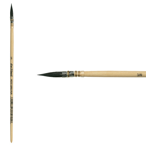 Da Vinci Petit Gris Pur Series 418 Blue Squirrel Size 3/0 Quill - (200031704)