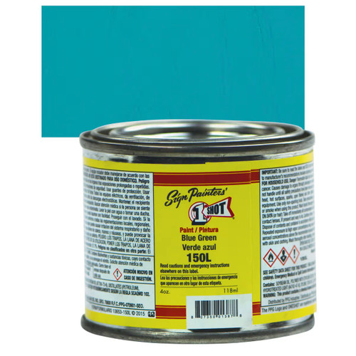 1SHOT Lettering Enamel 4oz Blue Green - (1000019826)