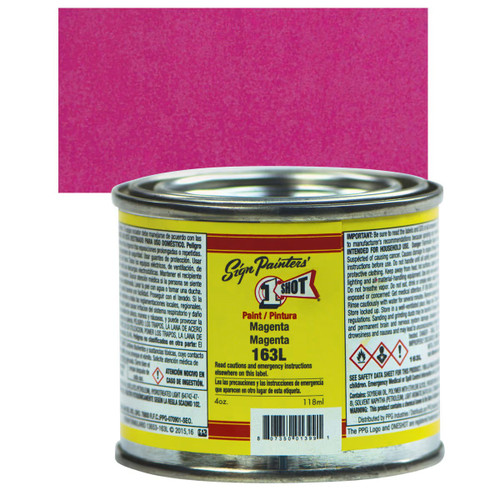 1SHOT Lettering Enamel 4oz Dark Magenta - (1000019839)
