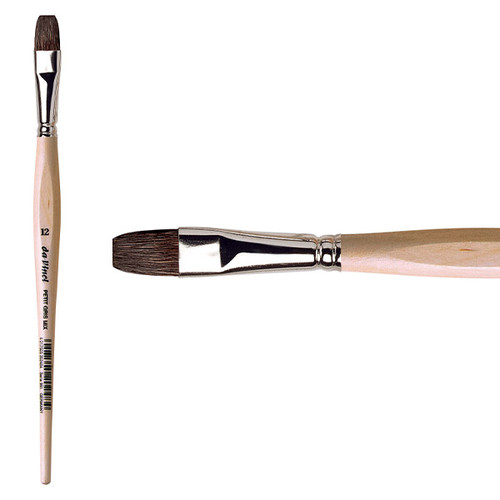 Da Vinci Petit Gris Mix Series 991 Mixed Squirrel Size 12 Flat - (200031731)