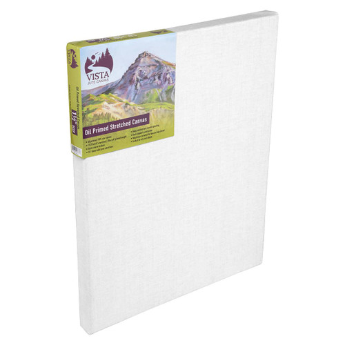 Vista Oil Primed Jute 1-1/2" Deep 18"x24" Canvas - (92688)