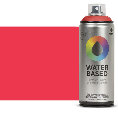 MTN Water-Based Spray Paint 400ml Fluorescent Red - (200042958)