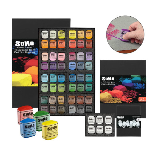 SoHo Urban Artist Handmade Soft Pastel Blocks