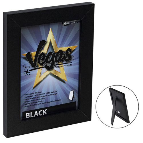 Ambiance Vegas Frame 8"x10" Black with Easel Back - (92466)