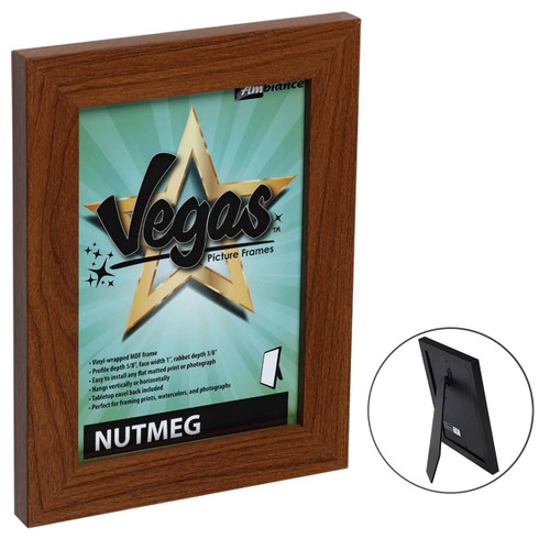 Ambiance Vegas Frame 8"x10" Nutmeg with Easel Back - (92471)