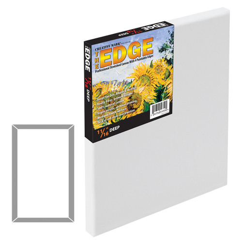 The Edge All Media Cotton 11/16" Deep Stretched Canvas 10"x15" - (90265)
