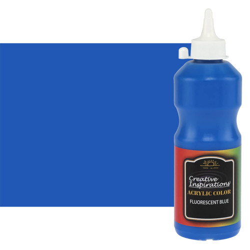 Creative Inspirations Acrylic 500ml Fluorescent Blue - (92762)