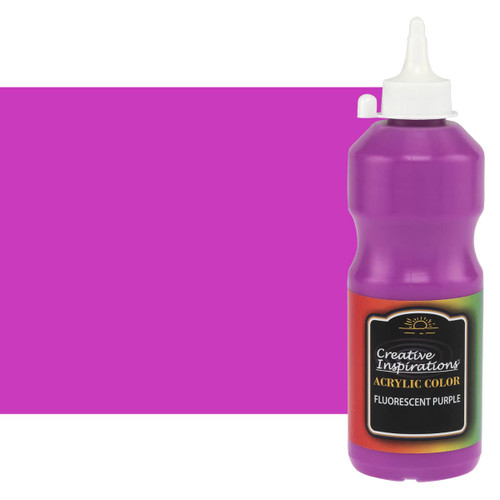 Creative Inspirations Acrylic 500ml Fluorescent Purple - (92766)