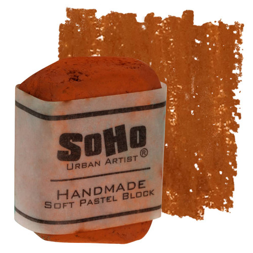 SoHo Handmade Pastel Block Burnt Orange - (92890)