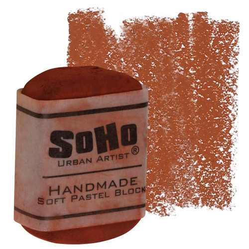 SoHo Handmade Pastel Block Burnt Sienna - (92891)