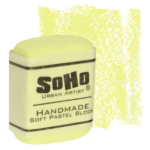 SoHo Handmade Pastel Block Lemon Yellow Light - (92926)