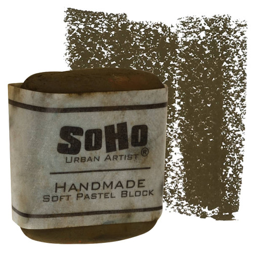 SoHo Handmade Pastel Block Raw Umber - (92948)