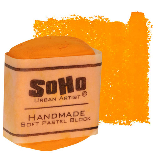 SoHo Handmade Pastel Block Yellow Orange - (92975)