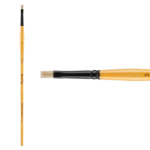 Mimik Hog Synthetic Bristle Brush Bright Size 3 - (88948)