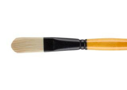 Mimik Hog Synthetic Bristle Brush Filbert Size 8 - (88973)