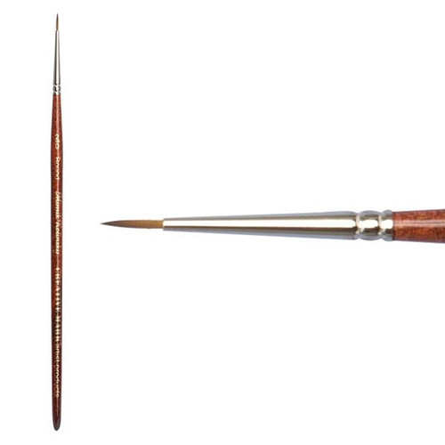 Mimik Synthetic Kolinsky Brush Round Size 2x0 - (88640)