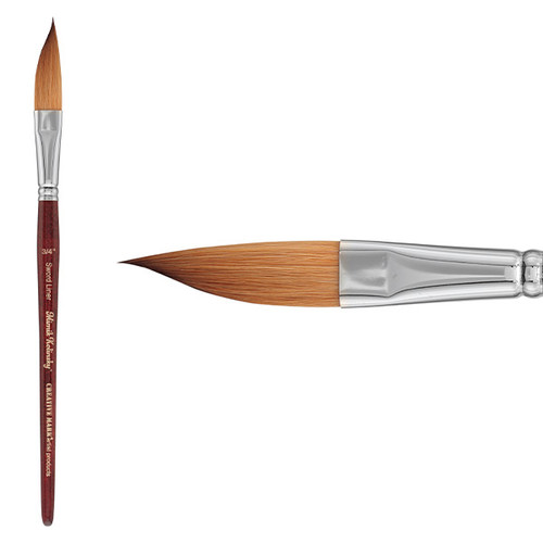 Mimik Synthetic Kolinsky Brush Short Handle 3/4 in. Sword Liner - (90110)