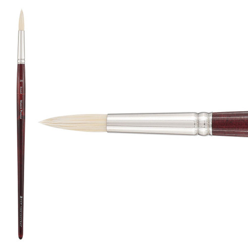 New York Central Munich Premier Long Handled Round Brush Size 18 - (89588)