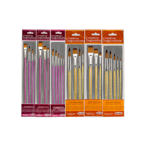 Creative Inspirations Dura-Handle Brush Sets Creative Inspirations Dura-Handle Brush Sets