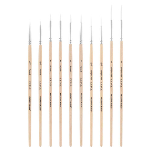 Creative Mark Disposable Detail Brush Set of 10 - (91728)